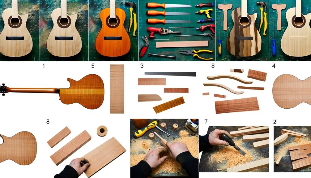 guitar manufacturing step by step