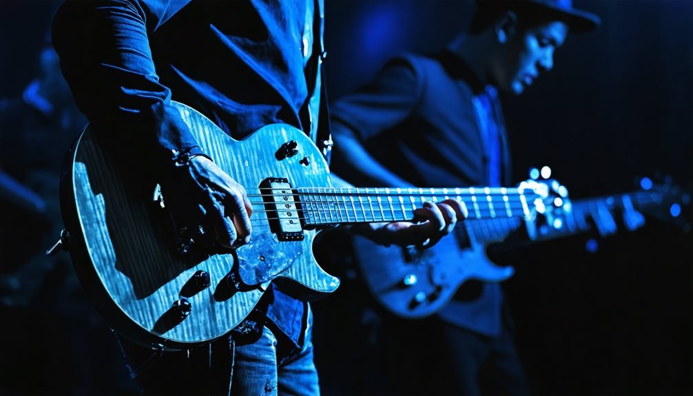 Guitarist on a stage