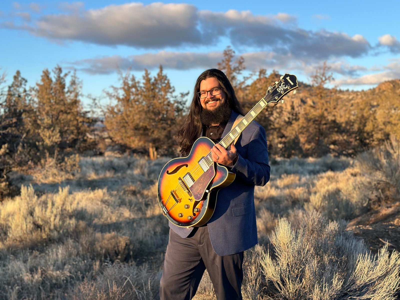 Photo of guitarist Brogan Woodburn