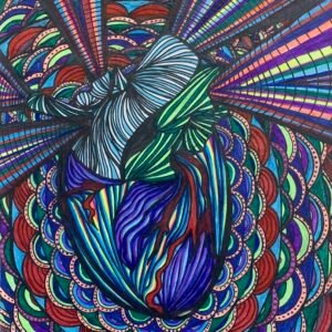 Album cover for Jagged Expanse by Brogan Woodburn